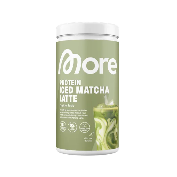 More Protein Iced Matcha Latte van More Nutrition | €31,49