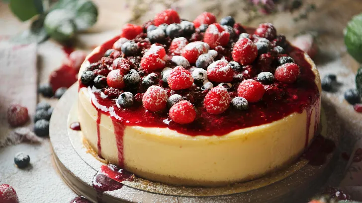 Cheesecake met witte chocolade