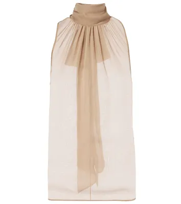 Zijden top Saint Laurent – €1800