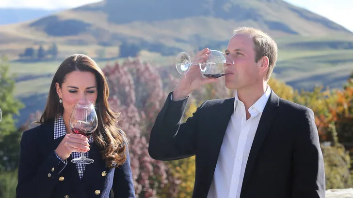 Kate and William visit the Amisfield Winery in Queenstown