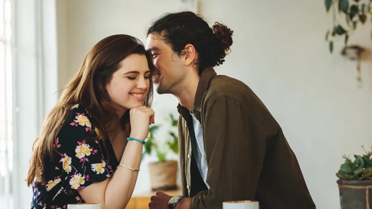 Man en vrouw op een date