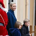 The traditional Christmas tree in the Prince's Palace of Monaco