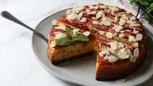 Rabarbercake