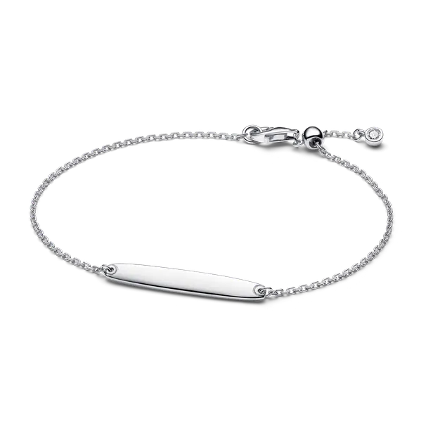 Schakelarmband met graveerbaar staafje | €69