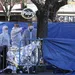 Liquidatie op straat in Sartène, Corsica (F)