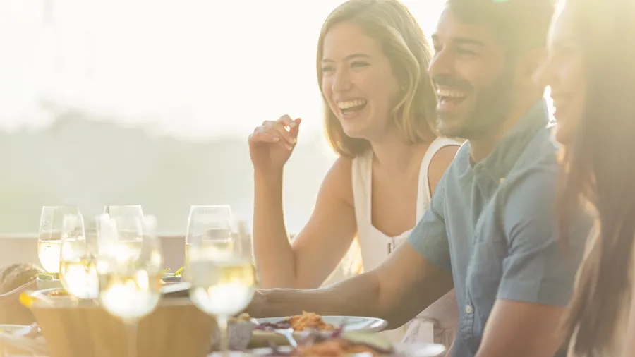 Zomerdiner met vrienden