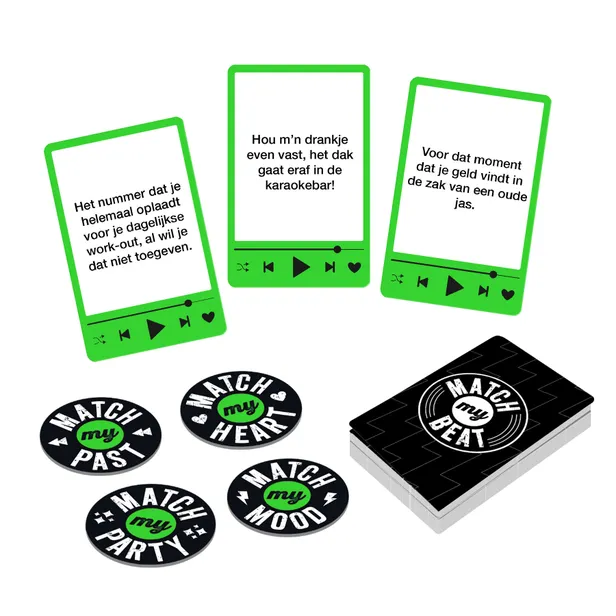 Koppel situatiekaarten aan muziekfragmenten en creëer de meest hilarische combinaties 