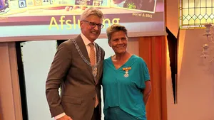 Burgemeester Lucas Bolsius en Monica van Ee