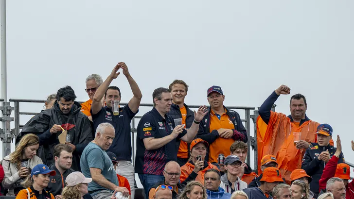 Een regenachtige dag op Zandvoort, waar Autobahn bij aanwezig was