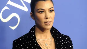 Kourtney Kardashian red carpet event