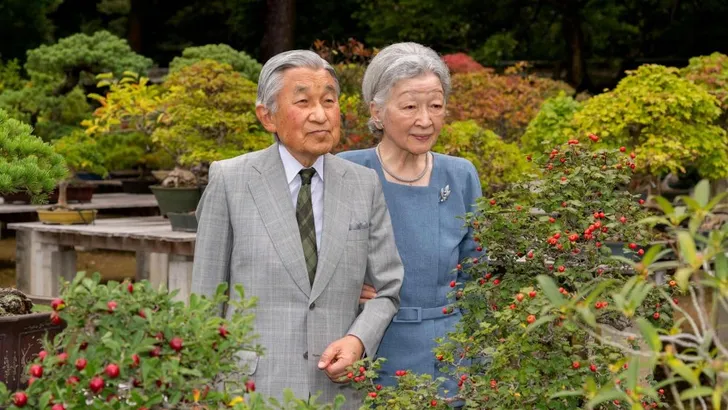 Japan: keizer ontvangt president Trump