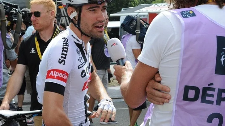 Dumoulin besefte dat er geen gele trui meer in zat