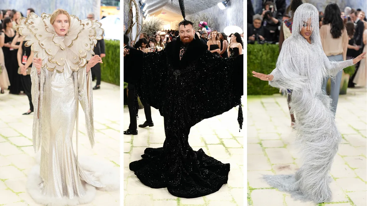 Dree Hemingway in Valentino, Sam Smith in Christian Cowan en Teyana Taylor in Tom Ford bij het Met Gala 2026.
