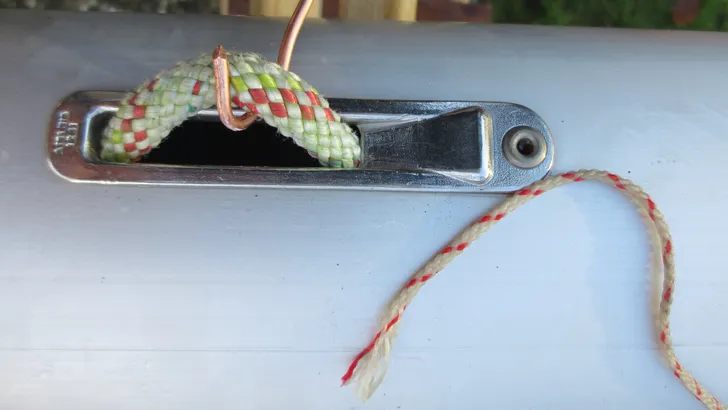 Val inschepen in de mast