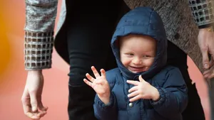 Lief: prins Jacques (1) van Monaco steelt de show bij rugbywedstrijd