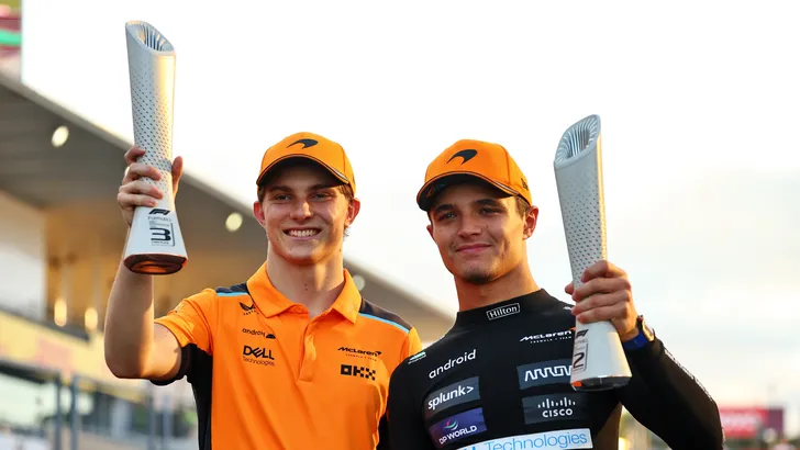 Lando Norris en Oscar Piastri, coureurs van McLaren