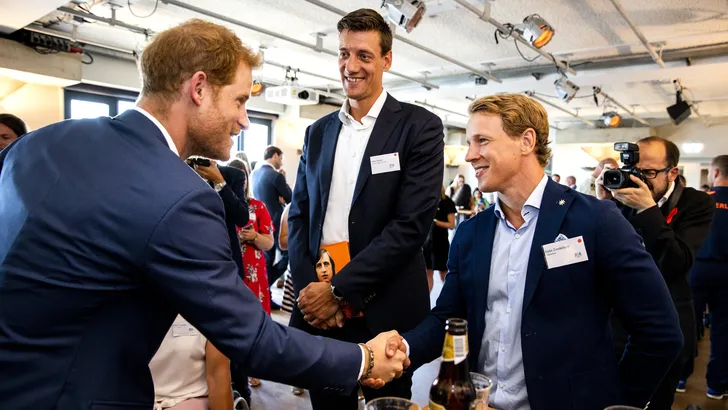 Prins Harry ontmoet Epke Zonderland