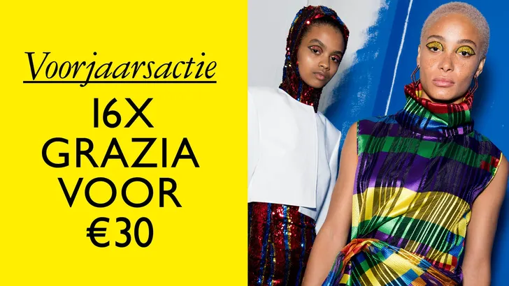 Voorjaarsactie: 16x Grazia voor maar €30