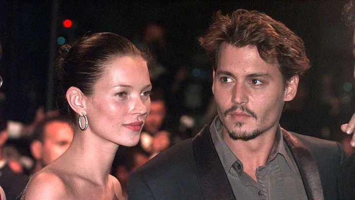 Kate Moss en Johnny Depp