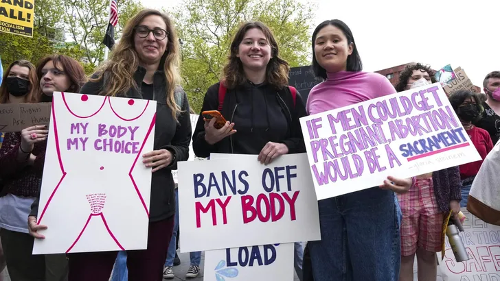 Für das Recht auf Abtreibung: Proteste in New York