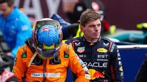 Max Verstappen en Lando Norris