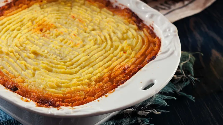 Ovenschotel met rookworst