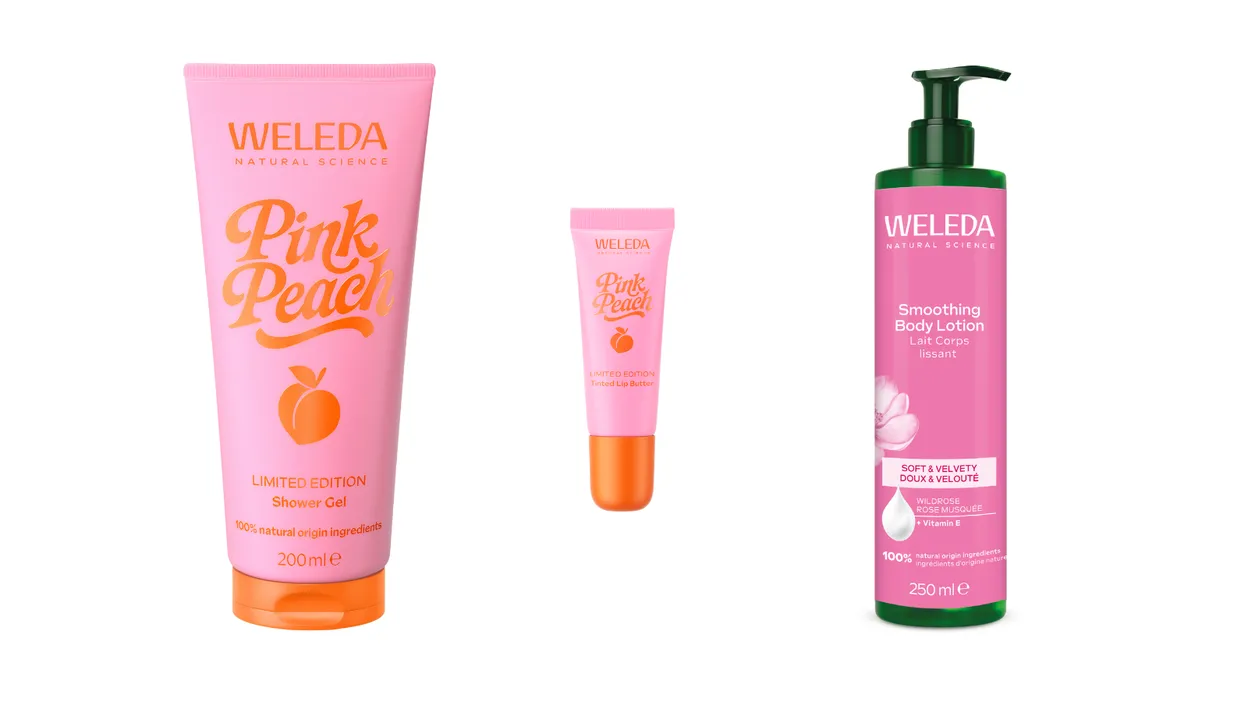 Tips voor een Moederdag-cadeau 2026: douche- en verzorgingsproducten van Weleda.