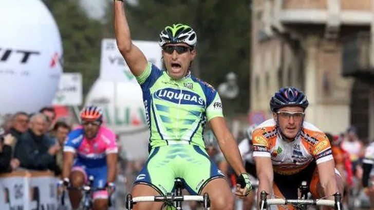 Francesco Chicchi etappewinnaar in Catalonië