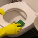 toilet schoonmaken action