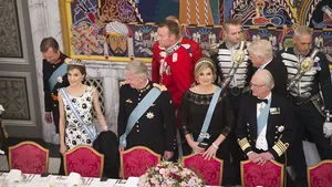 Koningin Máxima bij het Margrethe II diner