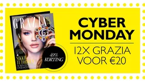 Laatste kans! Cyber Monday superaanbieding: 12x Grazia voor maar €20