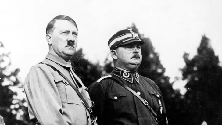 Adolf Hitler en oud-SA-leider Ernst Röhm