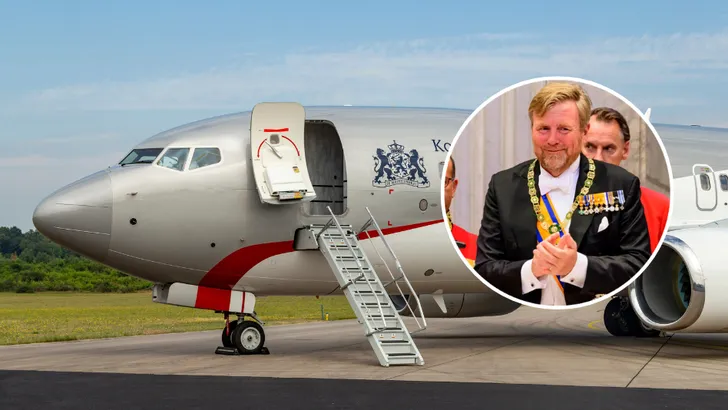 Het huidige vliegtuig (inzet: Koning Willem-Alexander)