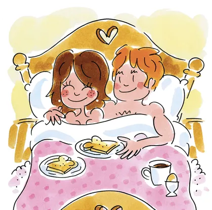 Illustratie Wentelteefjes, Blond Amsterdam