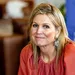 Koningin Máxima tijdens werkbezoek.