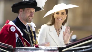 Foto van prins William en prinses Kate tijdens Garter Day 2025. – Kate's favoriete huid-producten.
