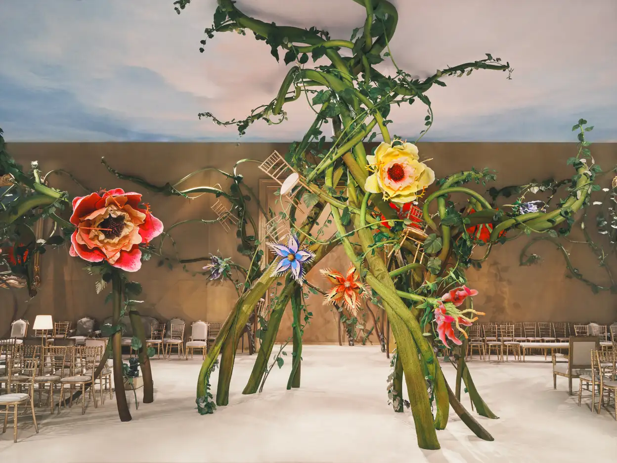 De catwalk van de Chanel Fall/Winter 2026 Haute Couture-show