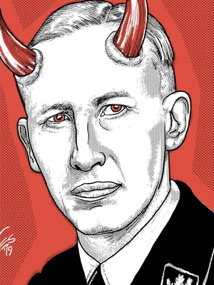 Illustratie Reinhard Heydrich
