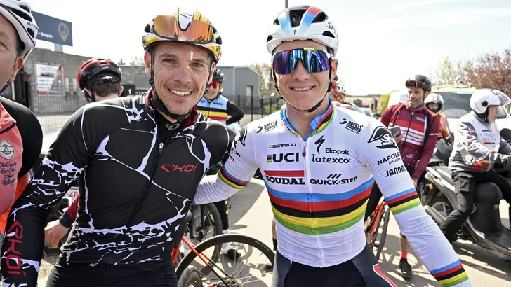 Philippe Gilbert en Remco Evenepoel