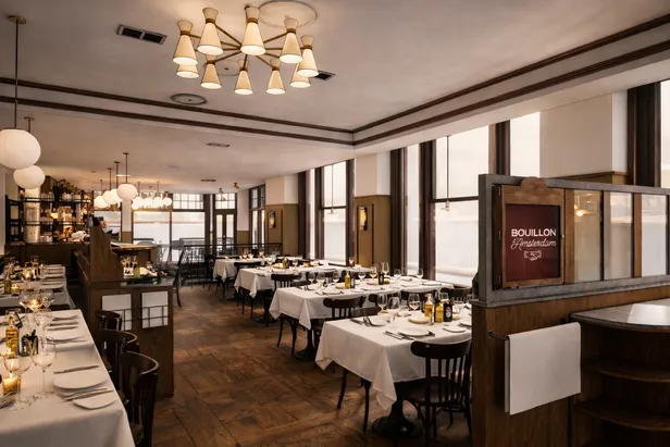 Sfeervol dineren bij Bouillon d’Amsterdam