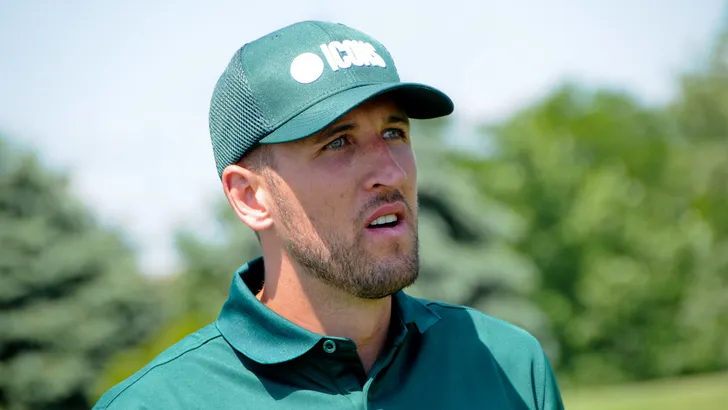 Harry Kane geniet van bijzondere ronde golf