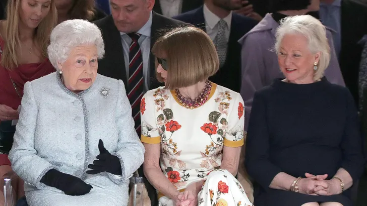 Royal visit to London Fashion Week
