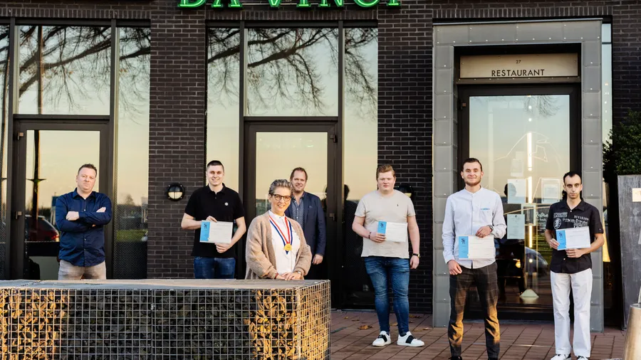 Geslaagden, Paul Kitzen, Ricardo Eshuis en Margo Reuten