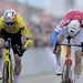 Tibor del Grosso en Wout van Aert in de sprint