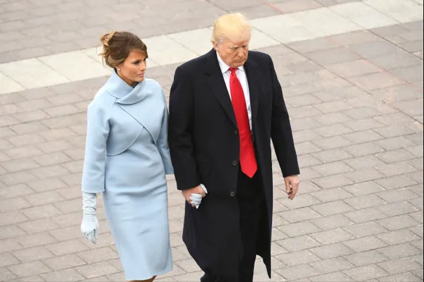 58th Presidential Inauguration met Melania en Donald Trump, 2017