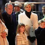 LA FAMILIA REAL DE MONACO EN LA CELEBRACION DE SANTA DEVOTA