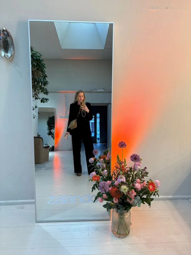 Emma bij de persdag van Zalando