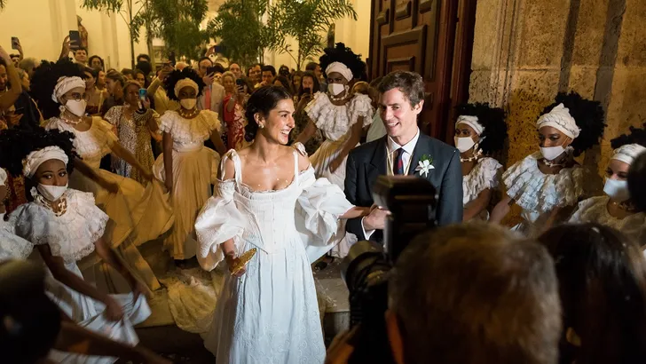 Royal Wedding: prins Josef en prinses Claudia van Liechtenstein 