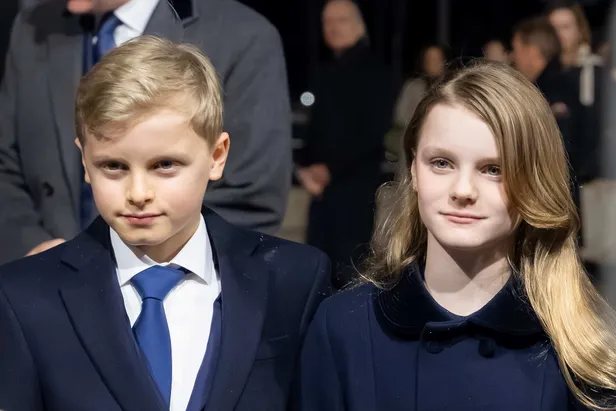 Prins Jacques en prinses Gabriella bij de viering van Sainte Dévote, 26 januari 2026.