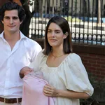 The Heir To The Duchy Of Alba And Wife Present Their Daughter - Madrid